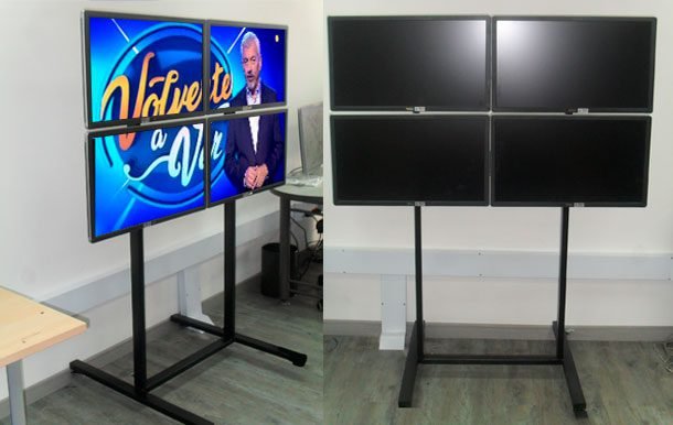 Soporte-de-piso-fijo-tipo-videowall