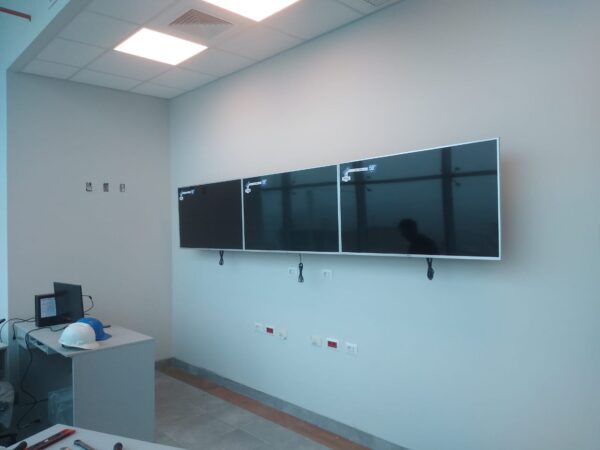Rack Video Wall de Pared 3X1